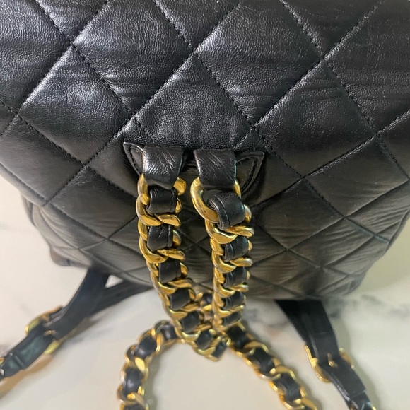 Chanel 1990s Duma Backpack 24K Gold Hardware - Picture 9 of 15